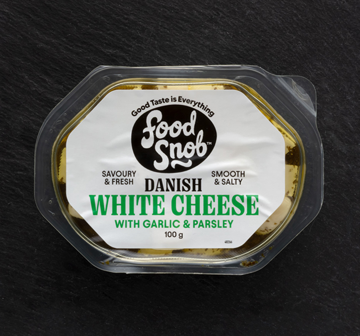 Danish White Cheese<br>with Garlic & Parsley